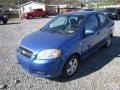 2007 Bright Blue Chevrolet Aveo LS Sedan  photo #3