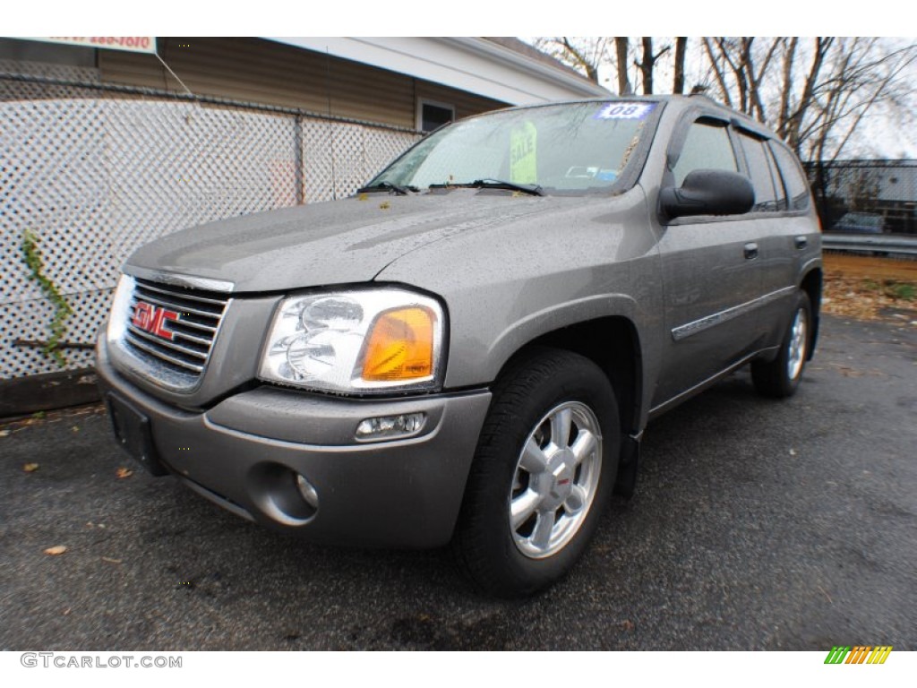 2008 Envoy SLE 4x4 - Steel Gray Metallic / Ebony photo #1