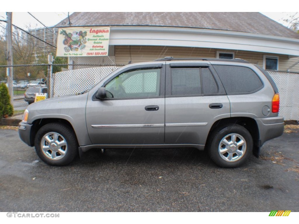 2008 Envoy SLE 4x4 - Steel Gray Metallic / Ebony photo #3