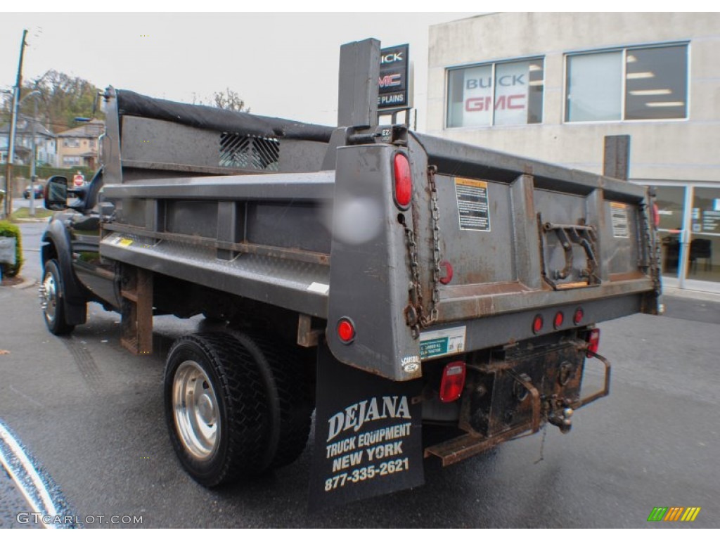 2007 F550 Super Duty XL Regular Cab 4x4 Dump Truck - Black / Medium Flint photo #3