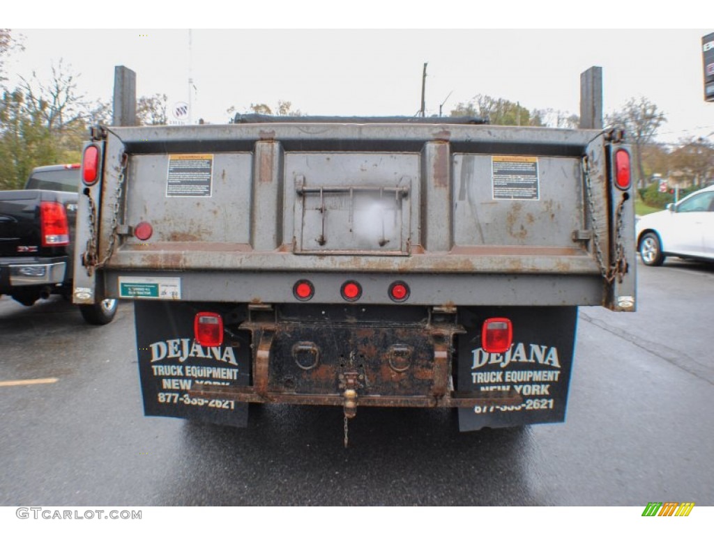 2007 F550 Super Duty XL Regular Cab 4x4 Dump Truck - Black / Medium Flint photo #4