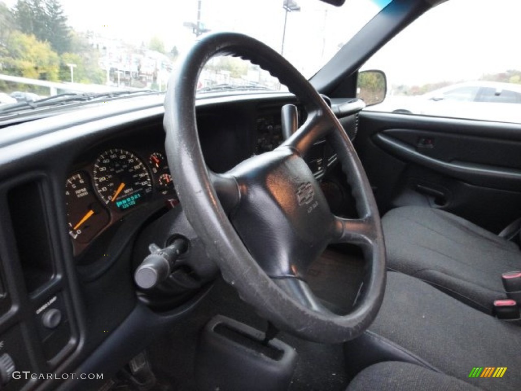 2000 Silverado 1500 Regular Cab 4x4 - Charcoal Gray Metallic / Graphite photo #18