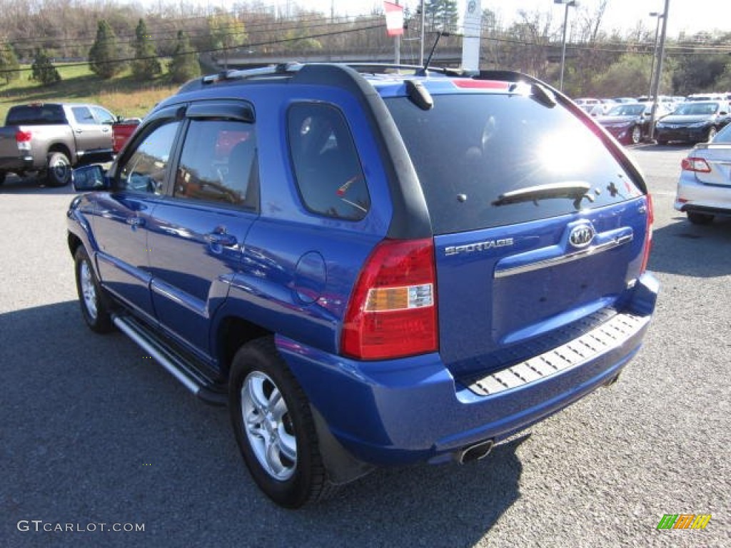 2007 Sportage EX V6 4WD - Smart Blue / Black photo #4
