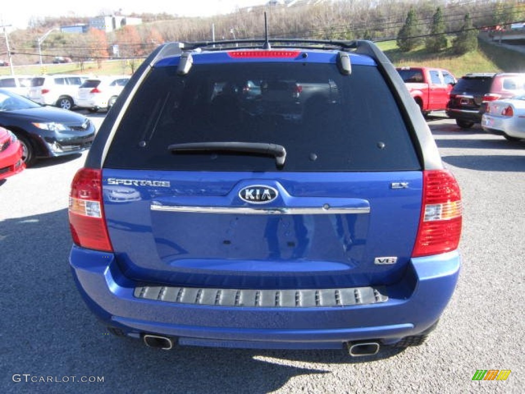 2007 Sportage EX V6 4WD - Smart Blue / Black photo #5