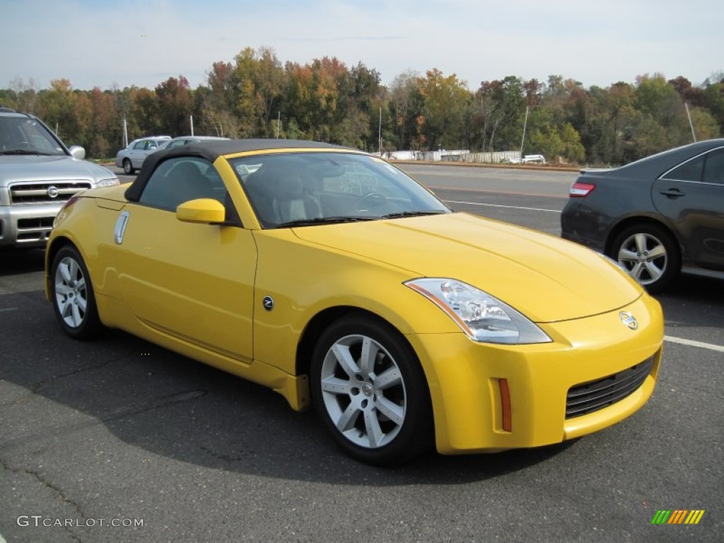 Ultra Yellow Metallic Nissan 350Z