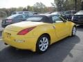 2005 Ultra Yellow Metallic Nissan 350Z Touring Roadster  photo #3