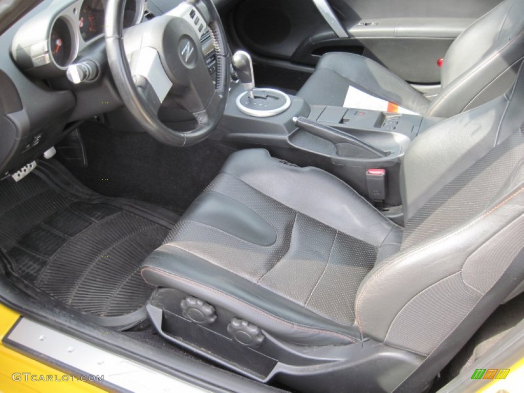 2005 350Z Touring Roadster - Ultra Yellow Metallic / Charcoal photo #7