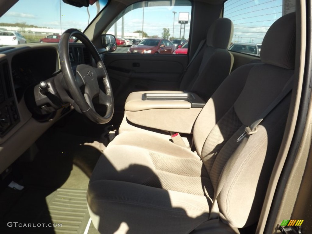 2004 Silverado 1500 LS Regular Cab - Sandstone Metallic / Tan photo #12