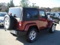 2013 Deep Cherry Red Crystal Pearl Jeep Wrangler Sahara 4x4  photo #6