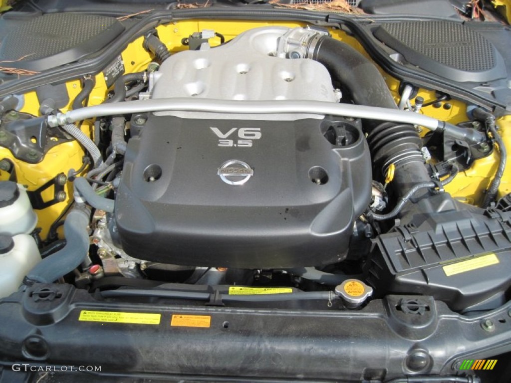 2005 350Z Touring Roadster - Ultra Yellow Metallic / Charcoal photo #16