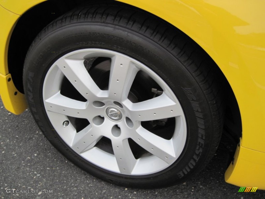 2005 350Z Touring Roadster - Ultra Yellow Metallic / Charcoal photo #18