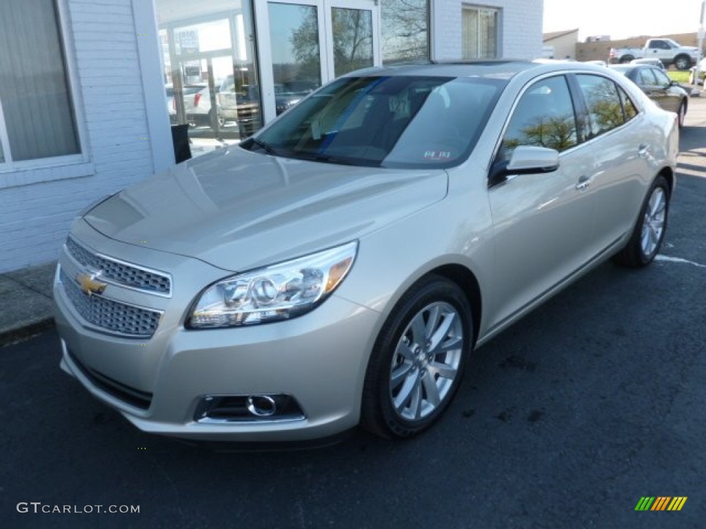 Champagne Silver Metallic 2013 Chevrolet Malibu LTZ Exterior Photo #73257783