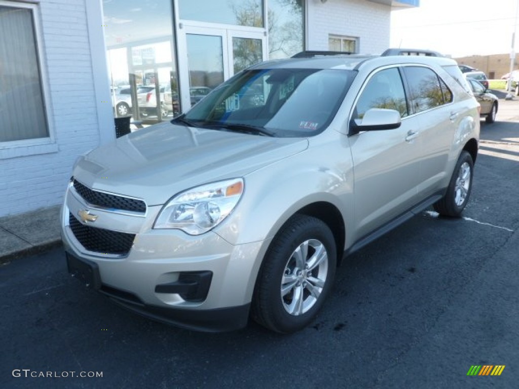 2013 Equinox LT AWD - Champagne Silver Metallic / Jet Black photo #3