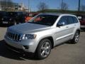 2013 Bright Silver Metallic Jeep Grand Cherokee Overland 4x4  photo #2