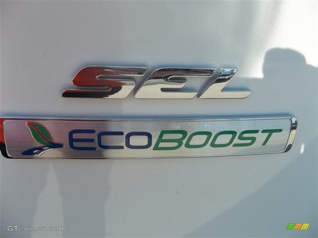 2013 Escape SEL 2.0L EcoBoost - White Platinum Metallic Tri-Coat / Medium Light Stone photo #7