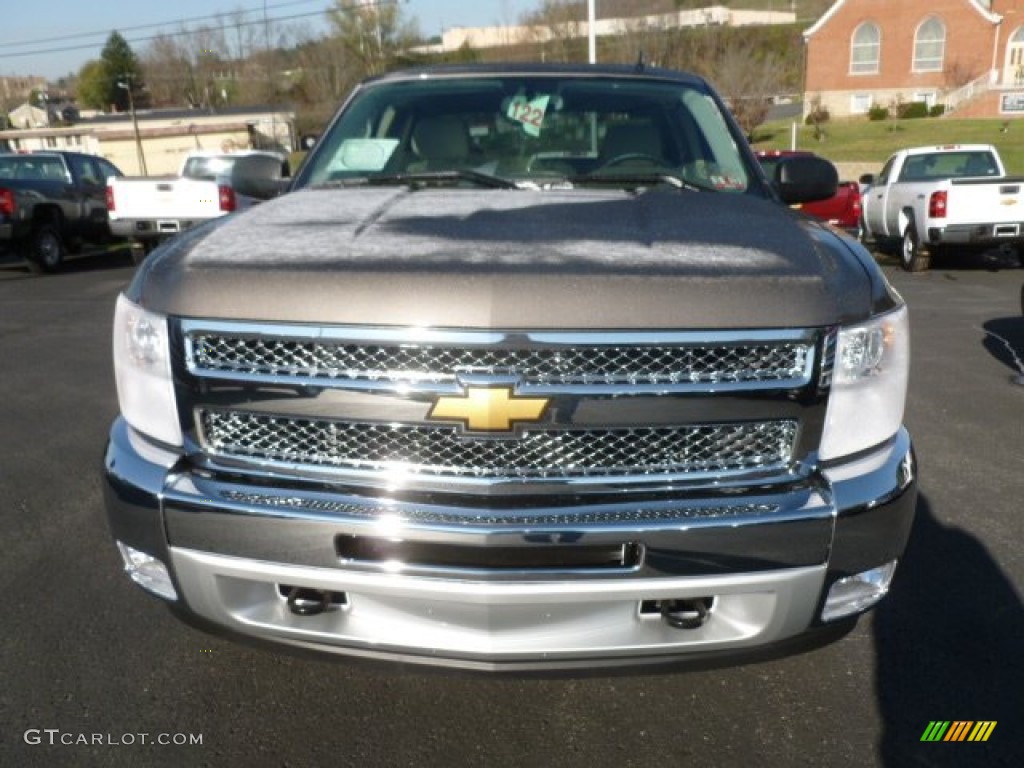 2013 Silverado 1500 LT Extended Cab 4x4 - Mocha Steel Metallic / Light Cashmere/Dark Cashmere photo #2