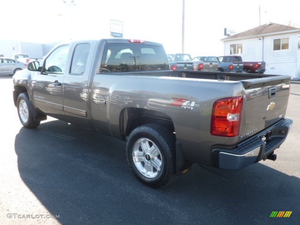 2013 Silverado 1500 LT Extended Cab 4x4 - Mocha Steel Metallic / Light Cashmere/Dark Cashmere photo #4