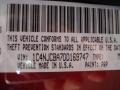 2013 Deep Cherry Red Crystal Pearl Jeep Compass Sport  photo #20