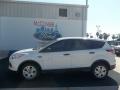 2013 Oxford White Ford Escape S  photo #2