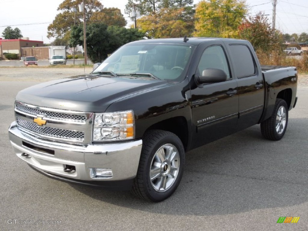 2013 Silverado 1500 LT Crew Cab 4x4 - Black / Ebony photo #2