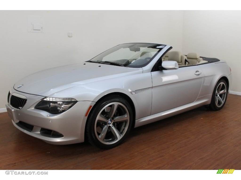 Titanium Silver Metallic 2009 BMW 6 Series 650i Convertible Exterior Photo #73260630