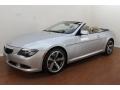 2009 Titanium Silver Metallic BMW 6 Series 650i Convertible  photo #1