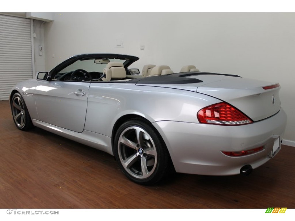 Titanium Silver Metallic 2009 BMW 6 Series 650i Convertible Exterior Photo #73260705