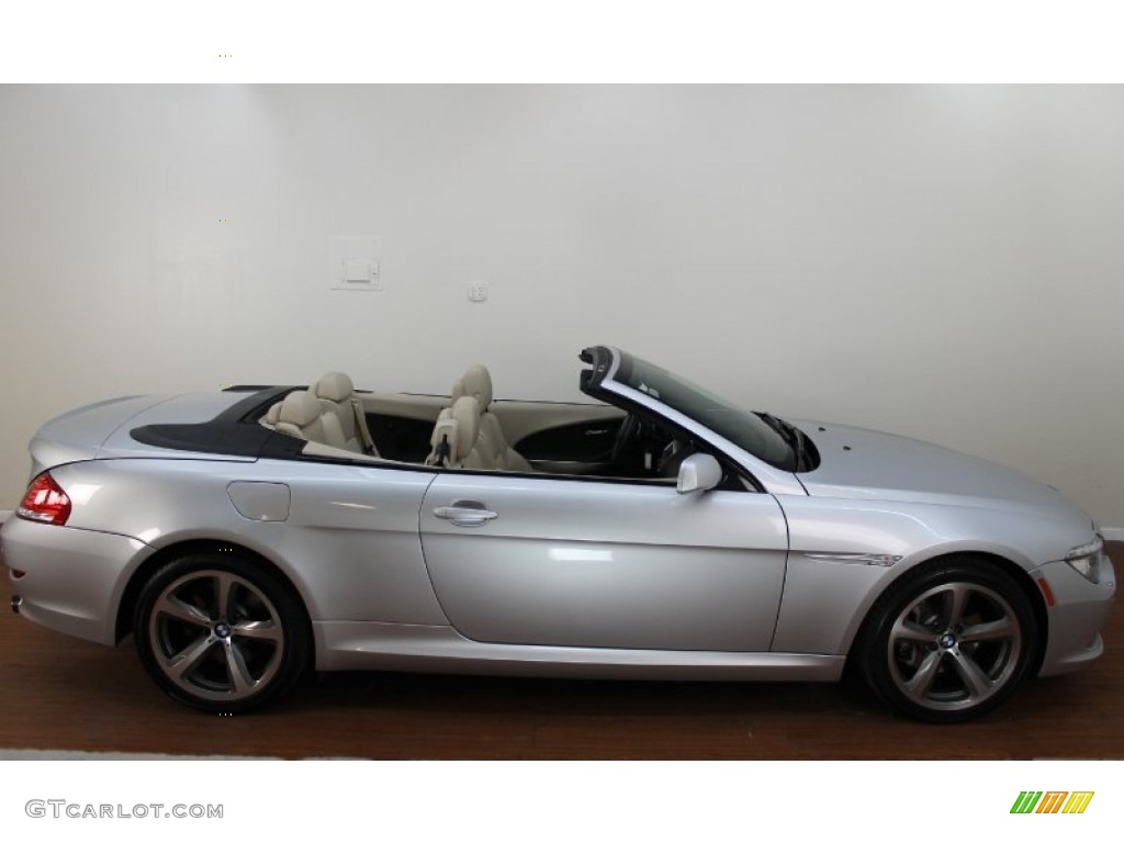 Titanium Silver Metallic 2009 BMW 6 Series 650i Convertible Exterior Photo #73260784