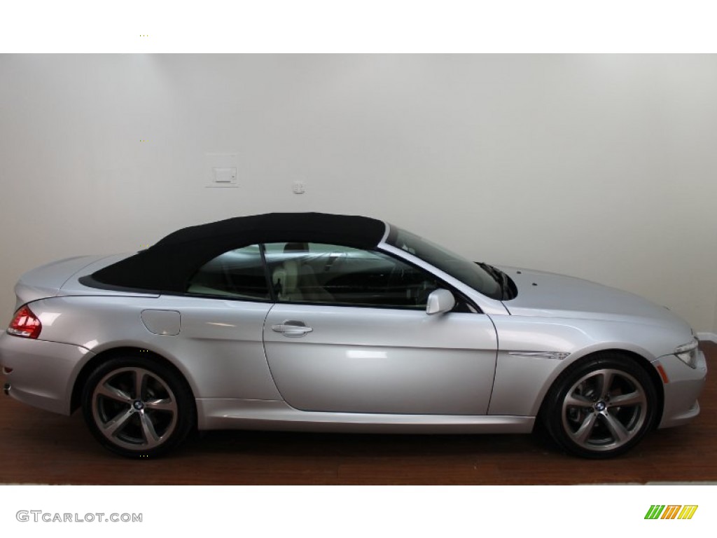 Titanium Silver Metallic 2009 BMW 6 Series 650i Convertible Exterior Photo #73260798