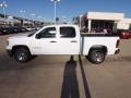2008 Summit White GMC Sierra 1500 SLE Crew Cab  photo #2
