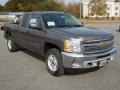 2013 Mocha Steel Metallic Chevrolet Silverado 1500 LT Extended Cab 4x4  photo #1