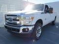 2012 White Platinum Metallic Tri-Coat Ford F250 Super Duty Lariat Crew Cab 4x4  photo #6