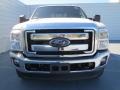 2012 White Platinum Metallic Tri-Coat Ford F250 Super Duty Lariat Crew Cab 4x4  photo #7