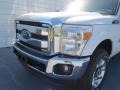 2012 White Platinum Metallic Tri-Coat Ford F250 Super Duty Lariat Crew Cab 4x4  photo #9