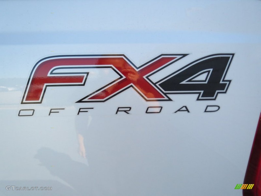 2012 F250 Super Duty Lariat Crew Cab 4x4 - White Platinum Metallic Tri-Coat / Black photo #16