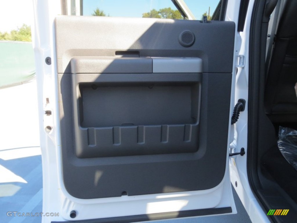 2012 F250 Super Duty Lariat Crew Cab 4x4 - White Platinum Metallic Tri-Coat / Black photo #19