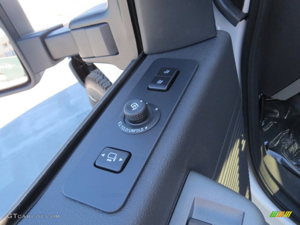 2012 F250 Super Duty Lariat Crew Cab 4x4 - White Platinum Metallic Tri-Coat / Black photo #22