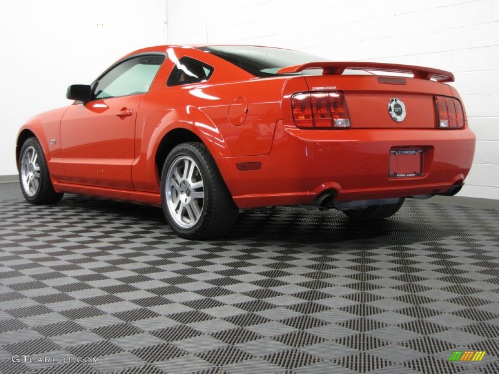2005 Mustang GT Premium Coupe - Torch Red / Red Leather photo #2