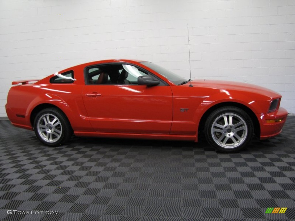 Torch Red 2005 Ford Mustang GT Premium Coupe Exterior Photo #73264089