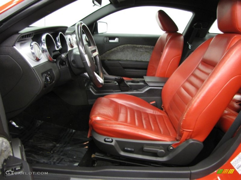 2005 Mustang GT Premium Coupe - Torch Red / Red Leather photo #9