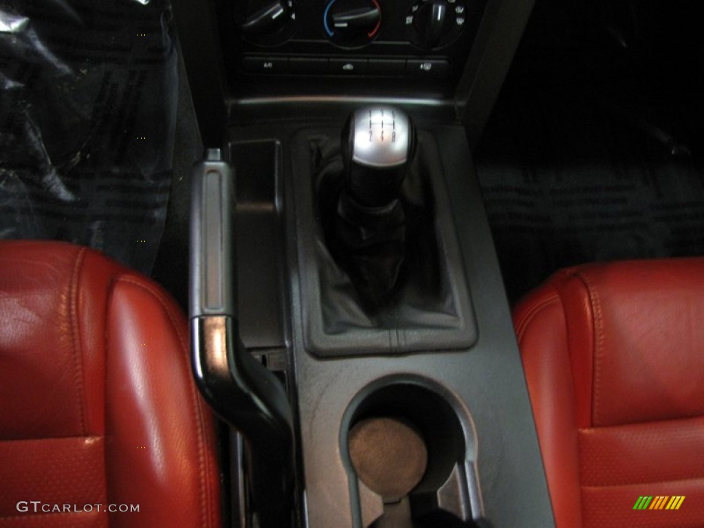 2005 Mustang GT Premium Coupe - Torch Red / Red Leather photo #24