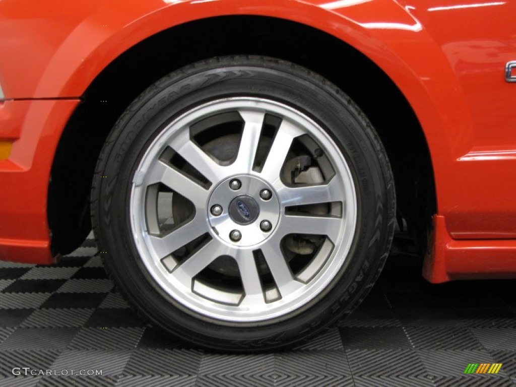 2005 Mustang GT Premium Coupe - Torch Red / Red Leather photo #27