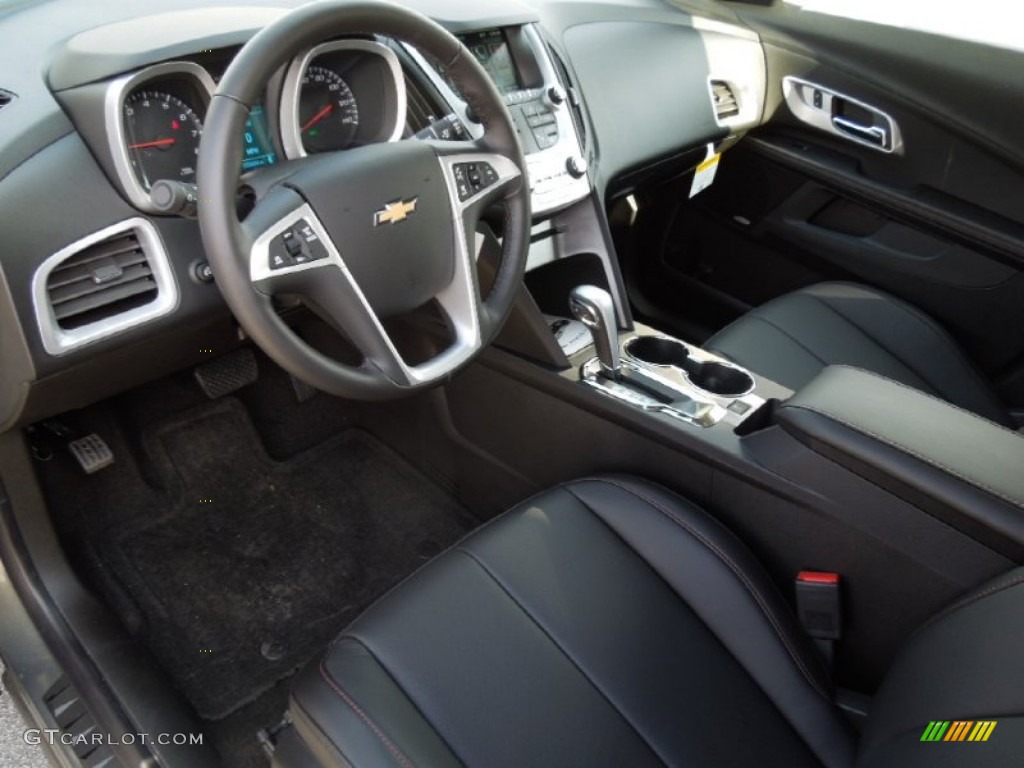 Jet Black Interior 2013 Chevrolet Equinox LT Photo #73264755