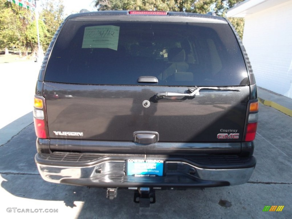 2004 Yukon SLE - Carbon Metallic / Pewter/Dark Pewter photo #4