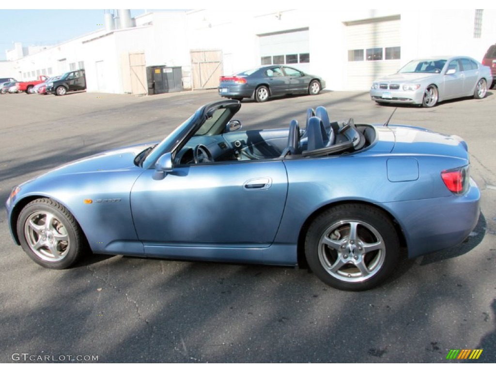 2002 S2000 Roadster - Suzuka Blue Metallic / Blue photo #12