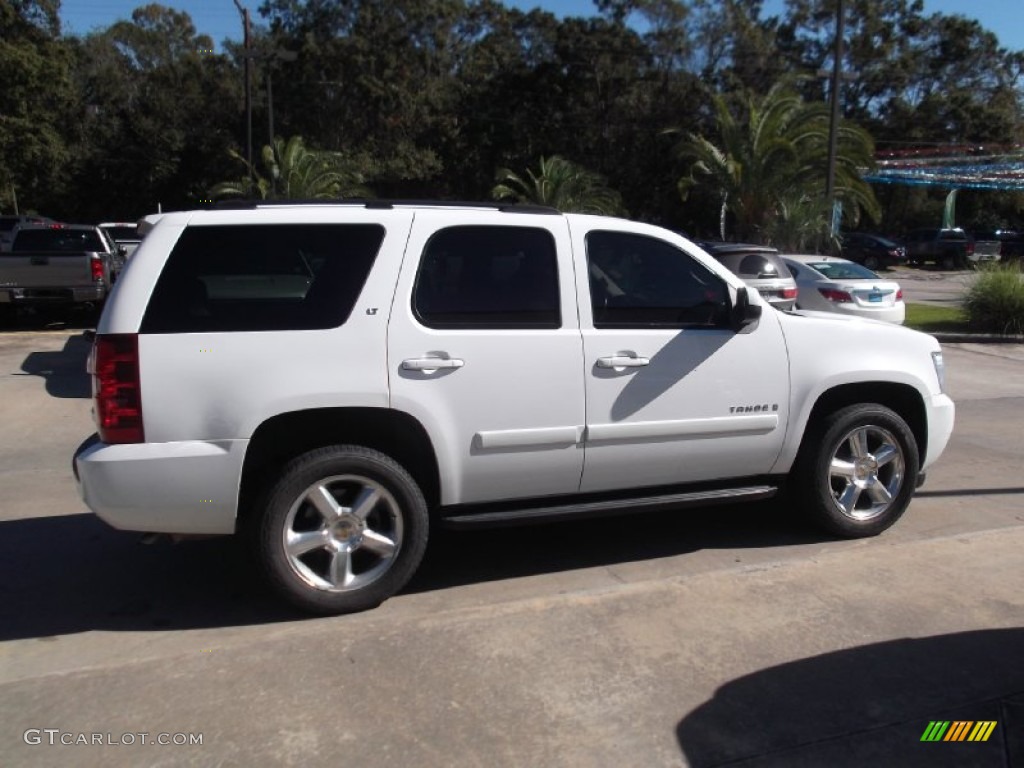 2007 Tahoe LT - Summit White / Light Cashmere/Ebony photo #4