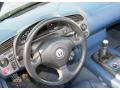 2002 Honda S2000 Blue Interior Steering Wheel Photo