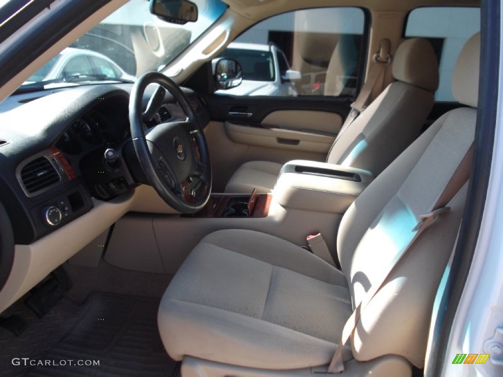 2007 Tahoe LT - Summit White / Light Cashmere/Ebony photo #8
