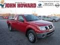 2010 Red Alert Nissan Frontier SE V6 King Cab 4x4  photo #1