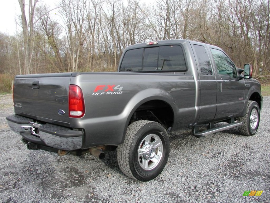 Dark Shadow Grey Metallic 2006 Ford F350 Super Duty Lariat SuperCab 4x4 Exterior Photo #73268055